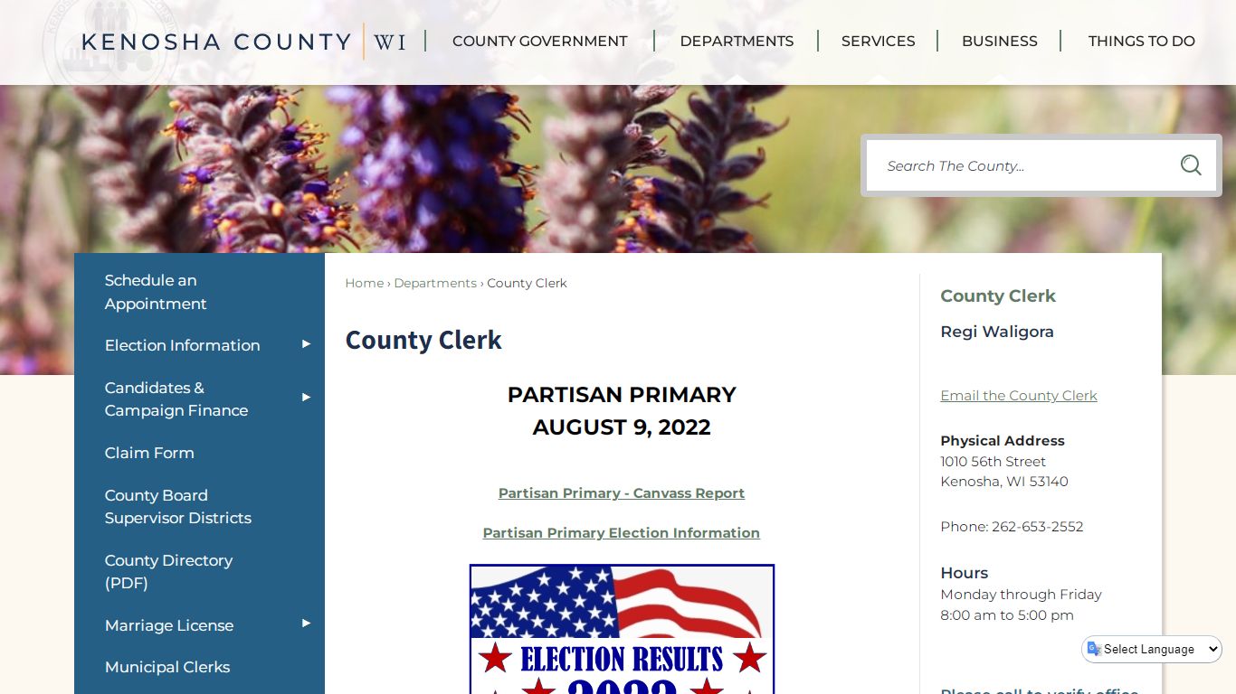 County Clerk | Kenosha County, WI - Official Website